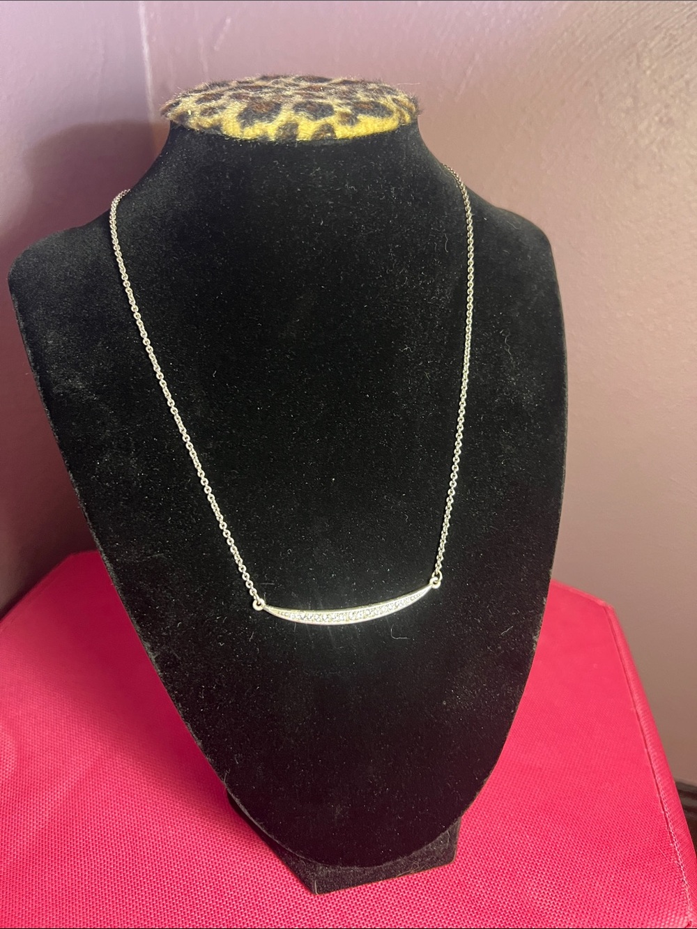 Brighton Silver Bar Pendant Necklace in Silver